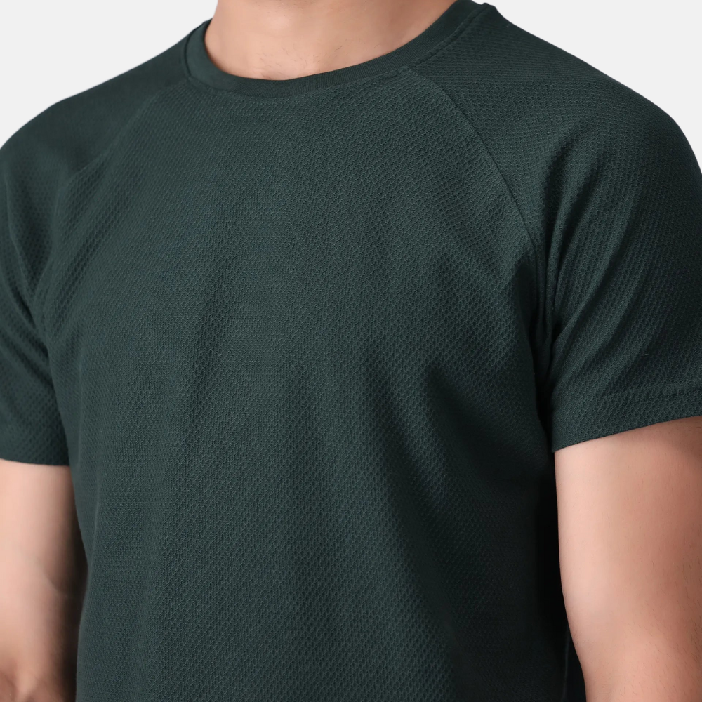 Green Popcorn Knitted Cotton
