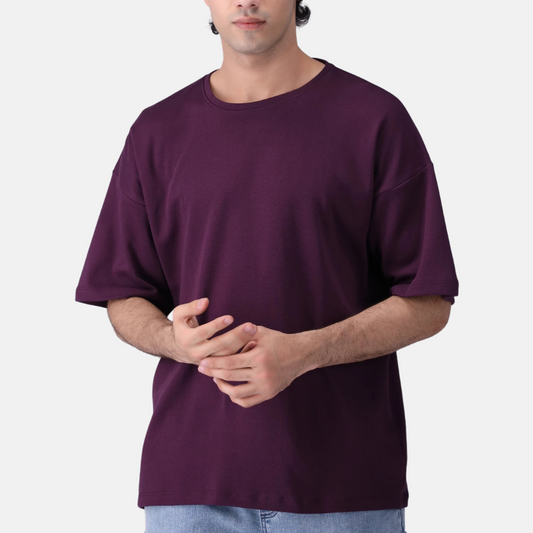 Dark Purple Oversized T-Shirt