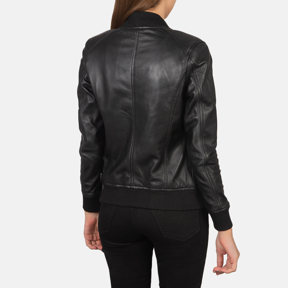Women Black Leather Jacket